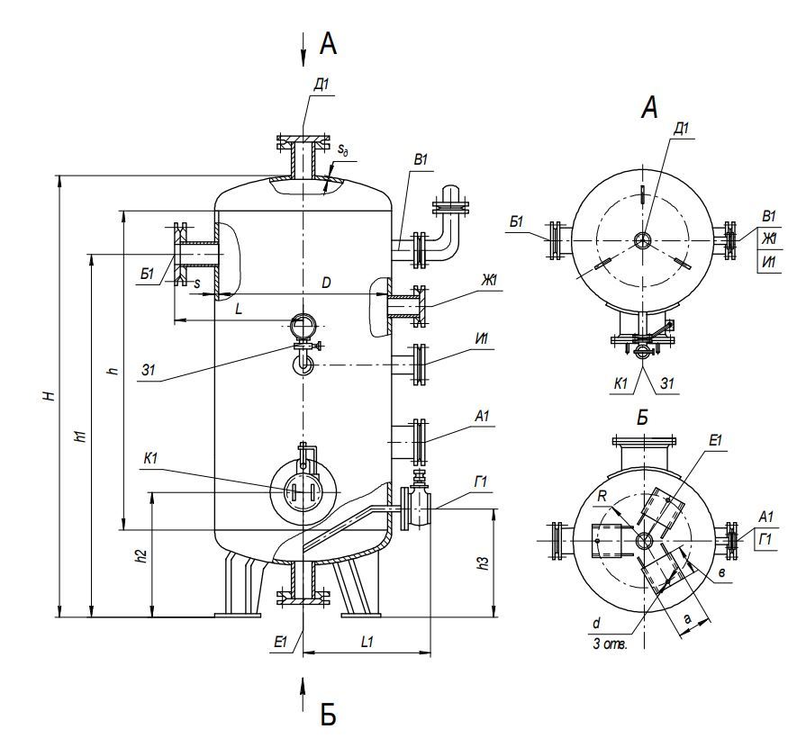 Чертеж В-4 м<sup>3</sup>